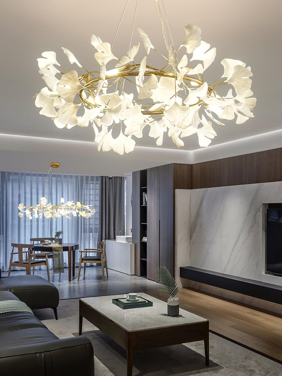 Orelalella lampadario Gingko LED Branch