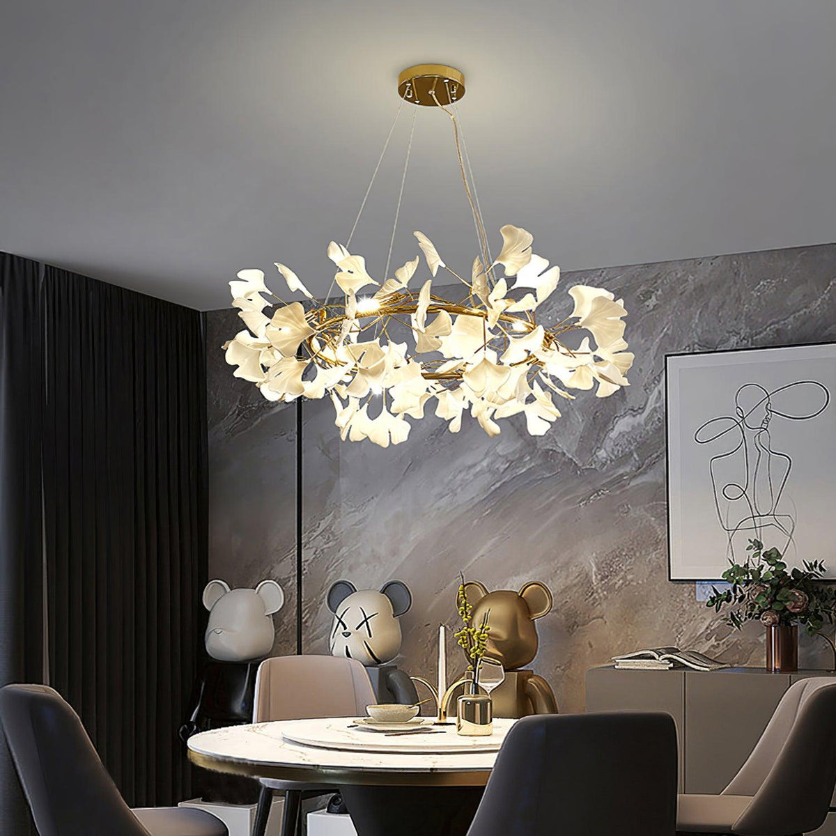 Orelalella lampadario Gingko LED Branch