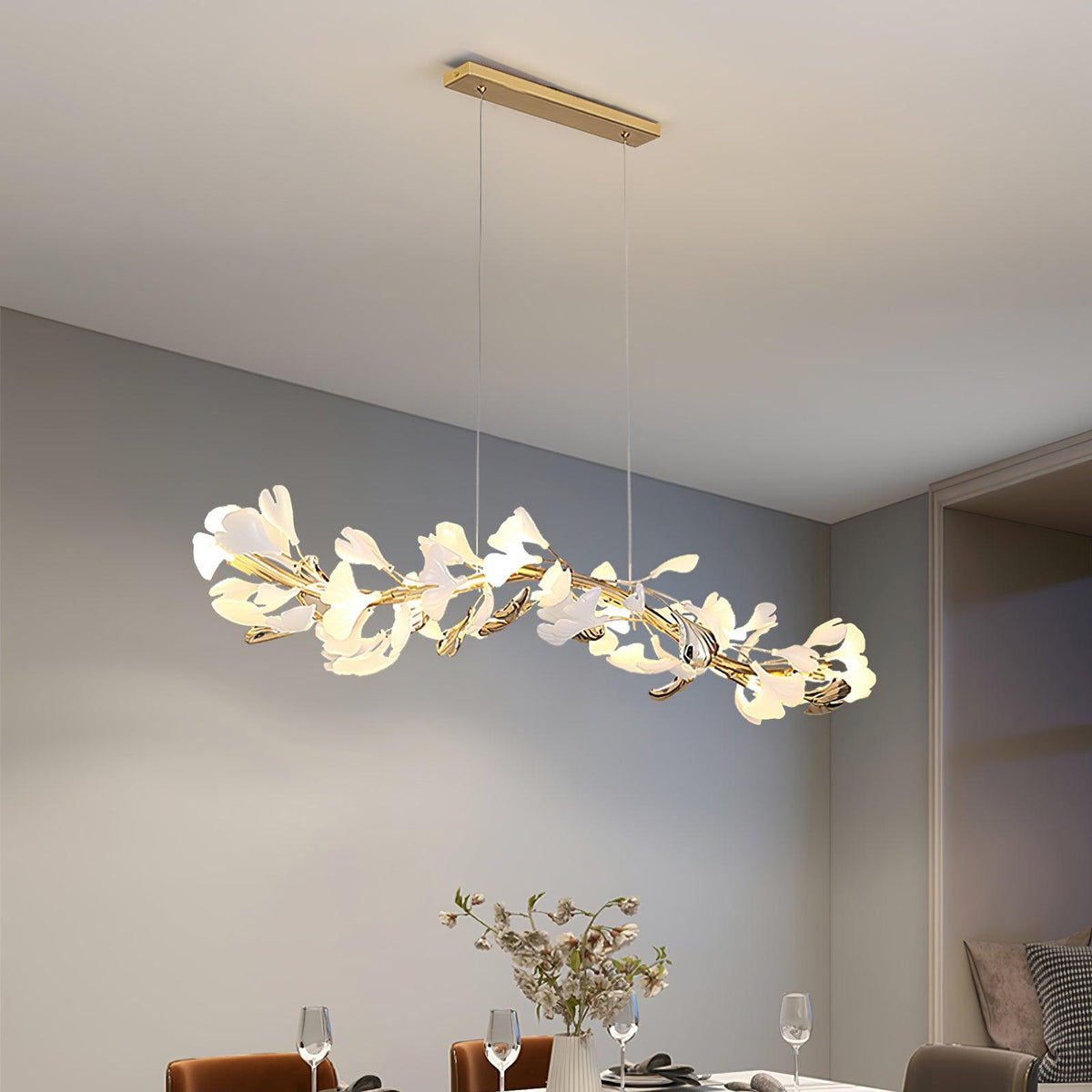 Vixu lampadario Postmodern Luxury Gingko Ceramics