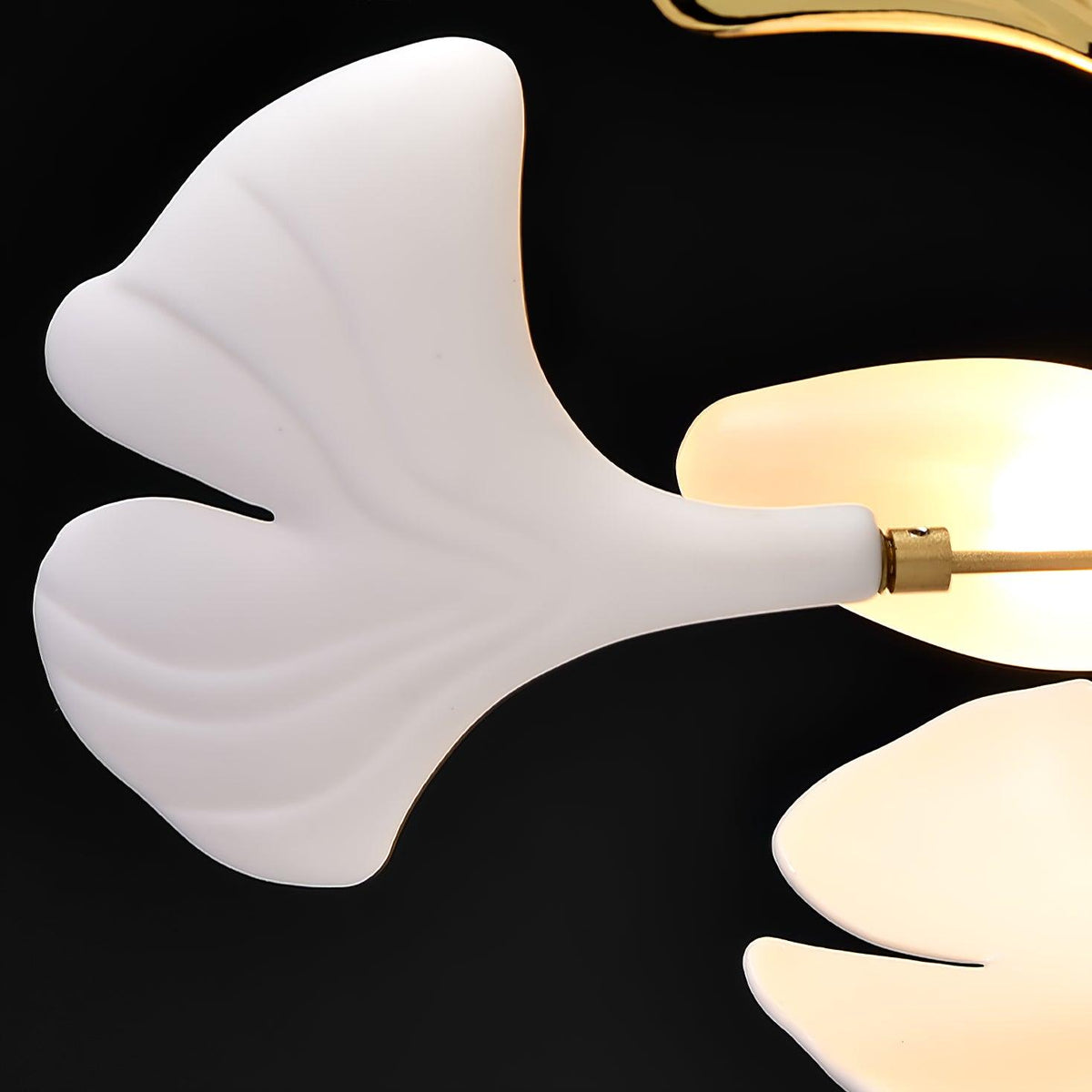 Cereian lampadario in Ceramica a petali di Ginkgo