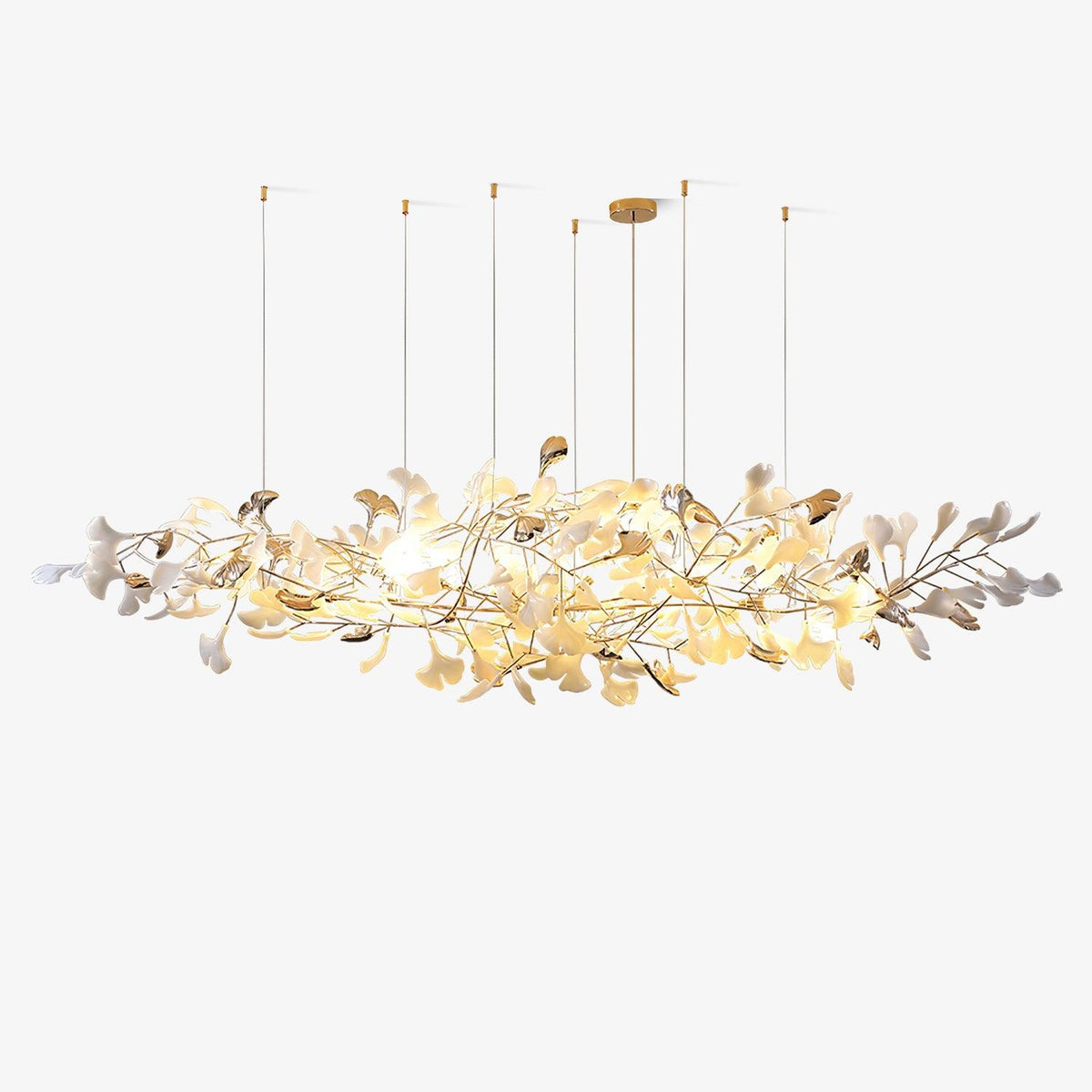 Sovell lampadario di lusso Postmoderno Ginkgo Cloud Ceramics