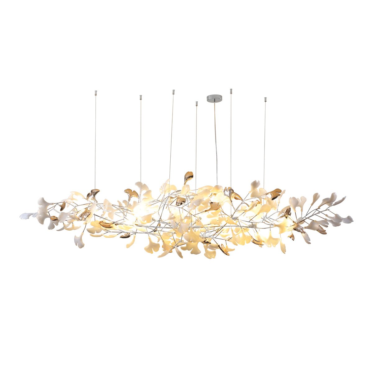 Sovell lampadario di lusso Postmoderno Ginkgo Cloud Ceramics