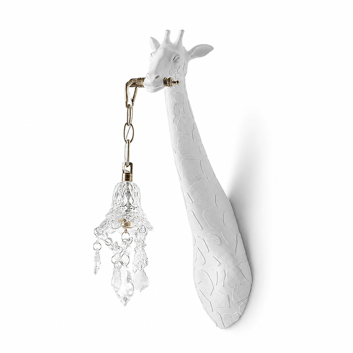 Giselle Giraffe Crystal lampada da parete
