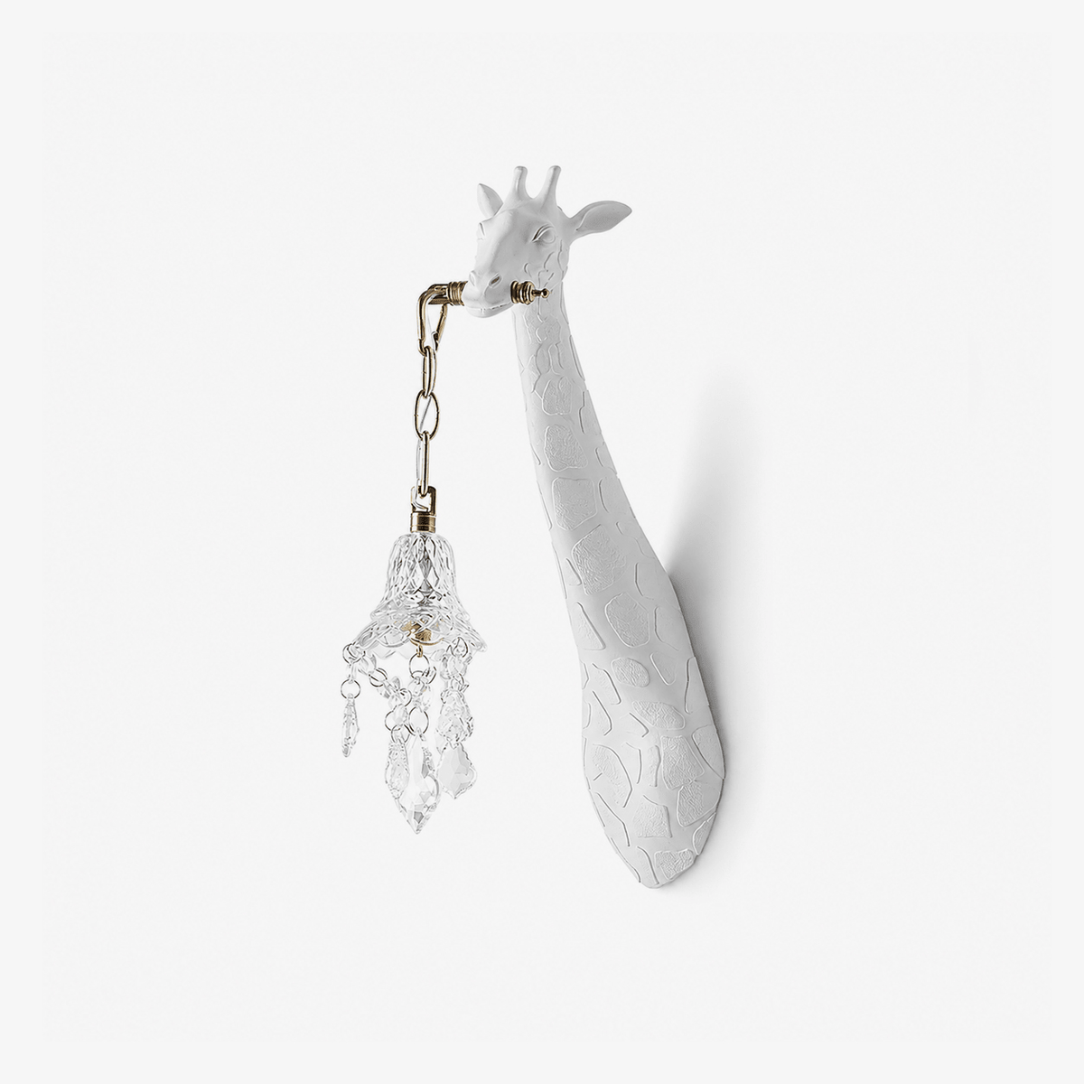 Giselle Giraffe Crystal lampada da parete