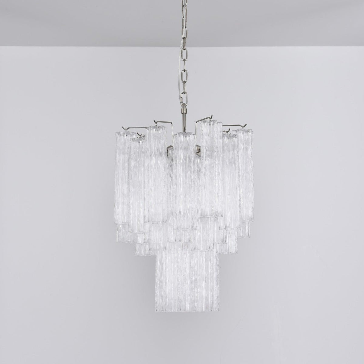 Celorora lampadario Tubi in vetro Murano Chiaro a Più Livelli moderno