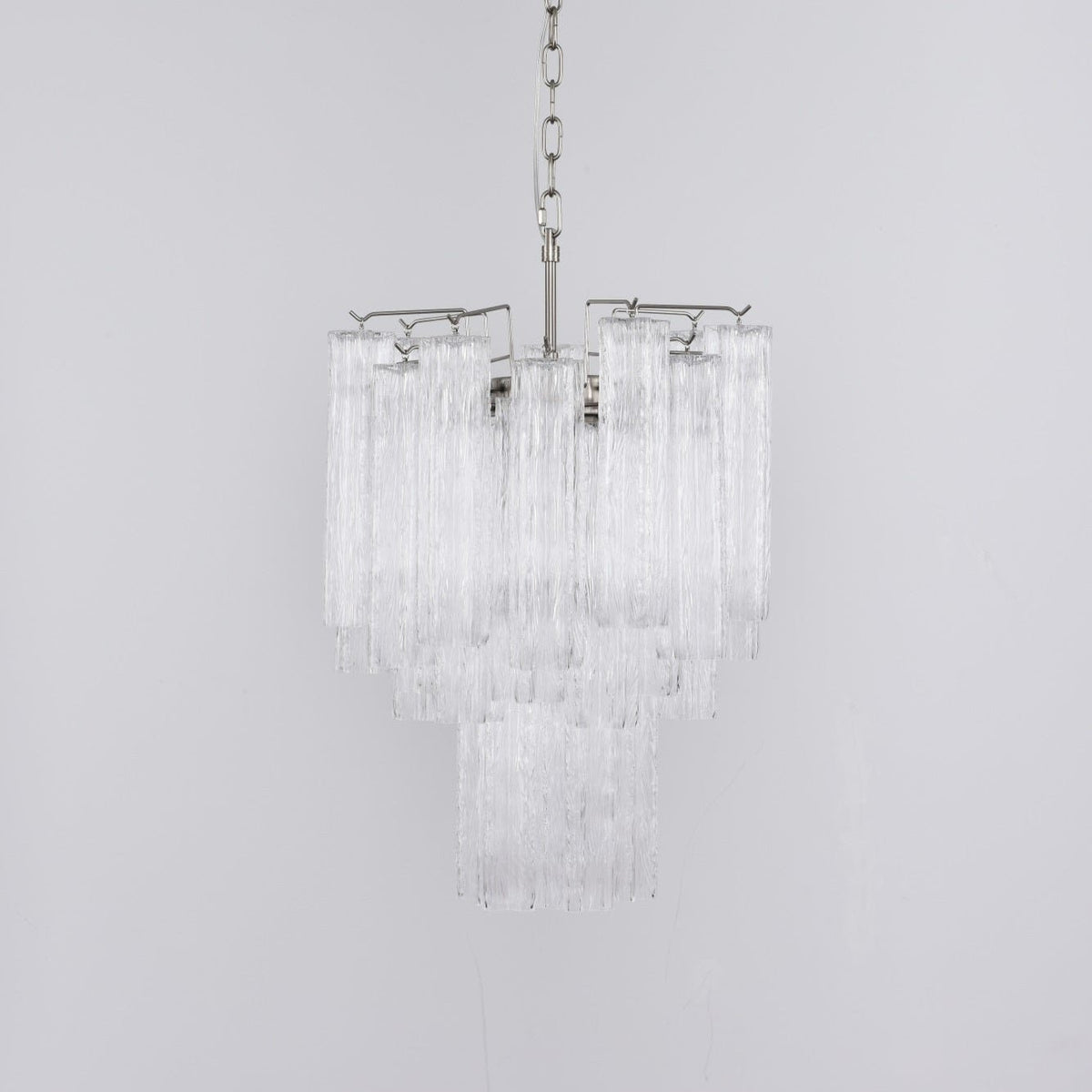 Celorora lampadario Tubi in vetro Murano Chiaro a Più Livelli moderno