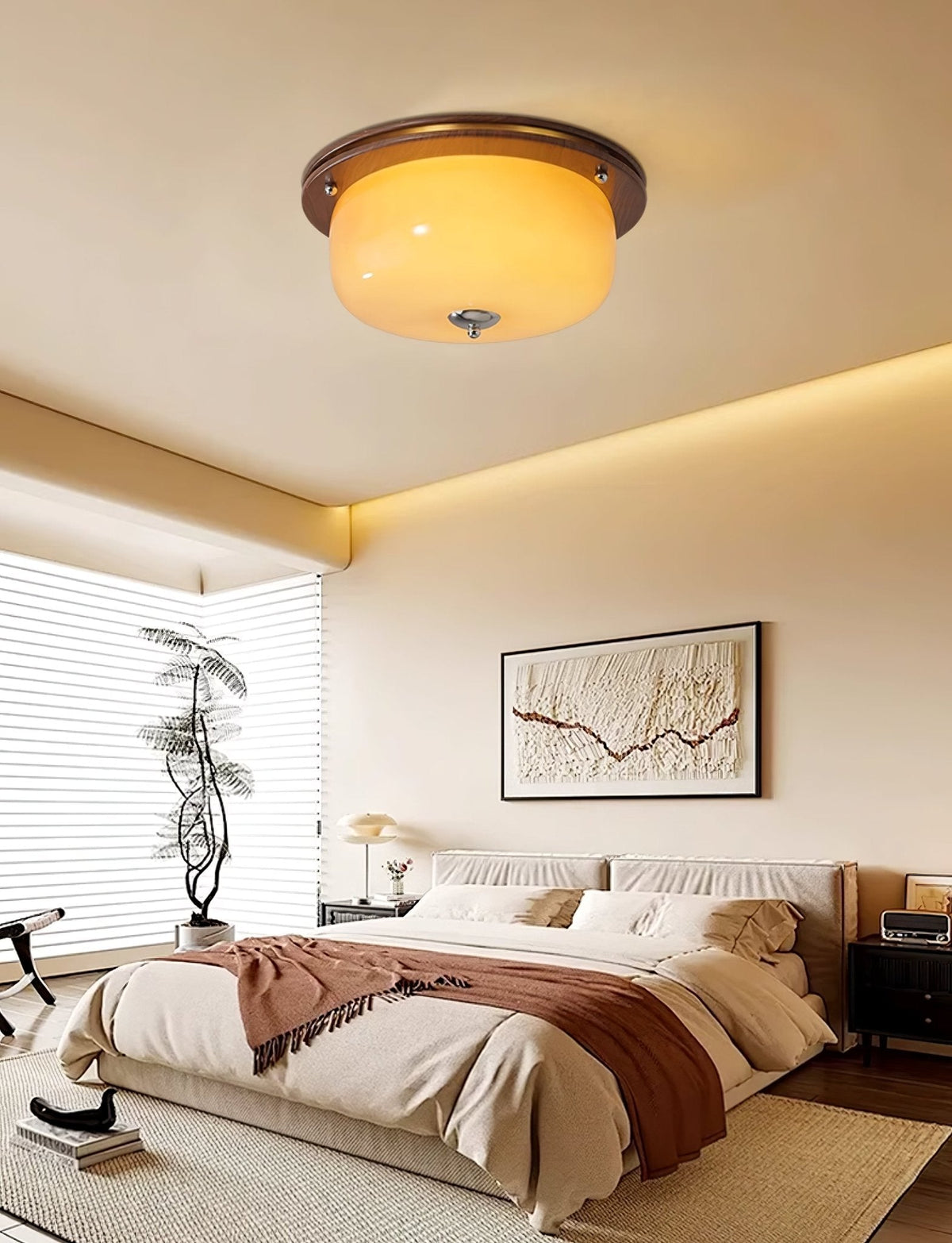 Vetheel plafoniera Premium Nordic Art Dome in vetro