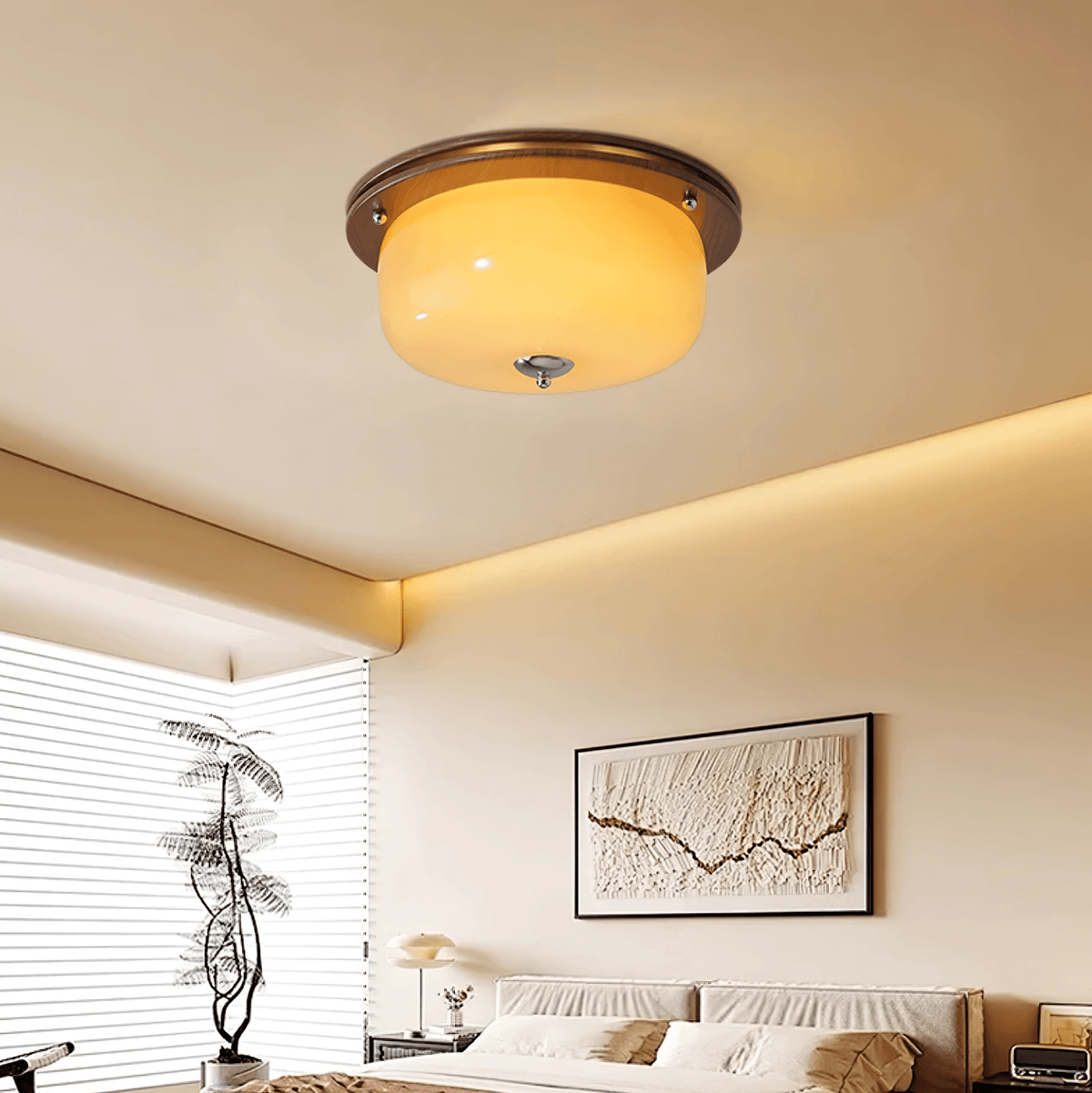Vetheel plafoniera Premium Nordic Art Dome in vetro
