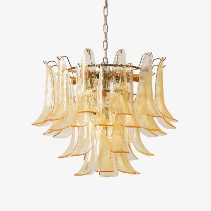 Glyra lampadario ambra Fioritura