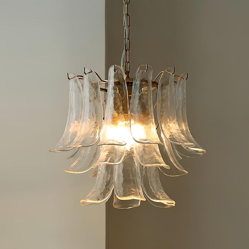 Glyra lampadario ambra Fioritura