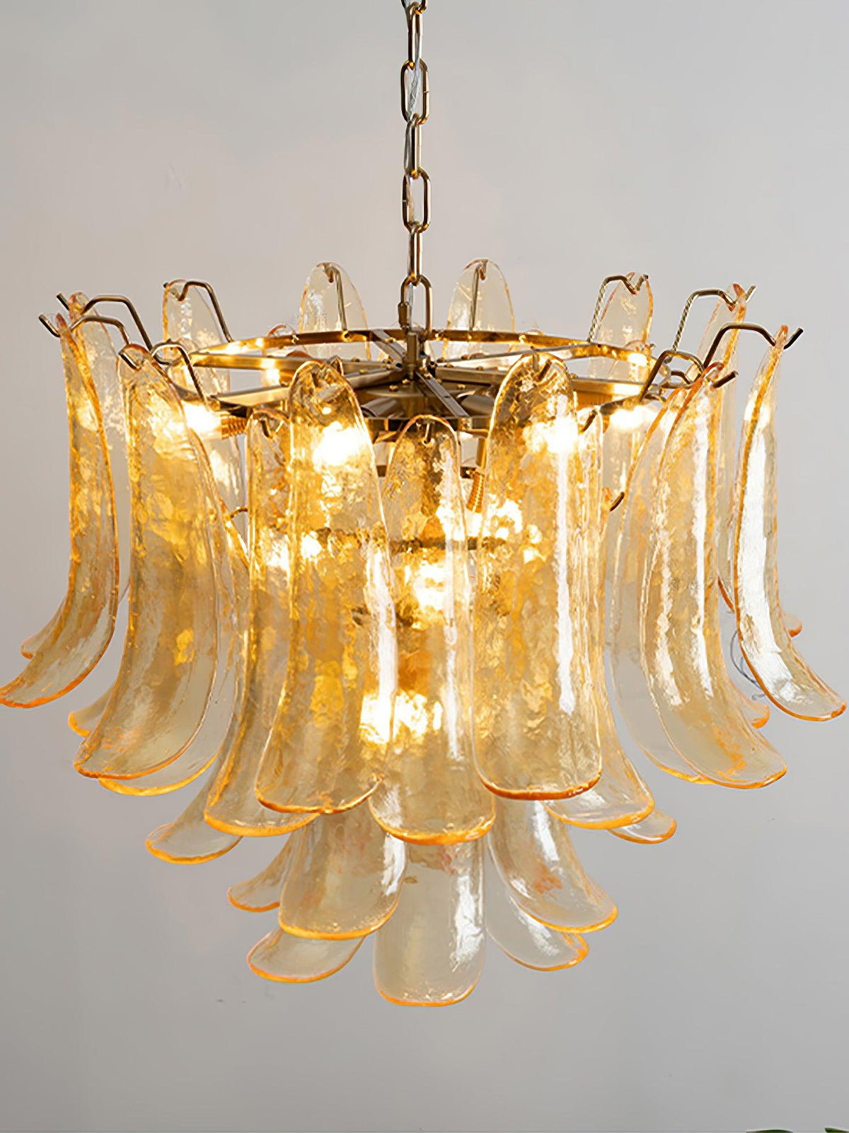 Glyra lampadario ambra Fioritura
