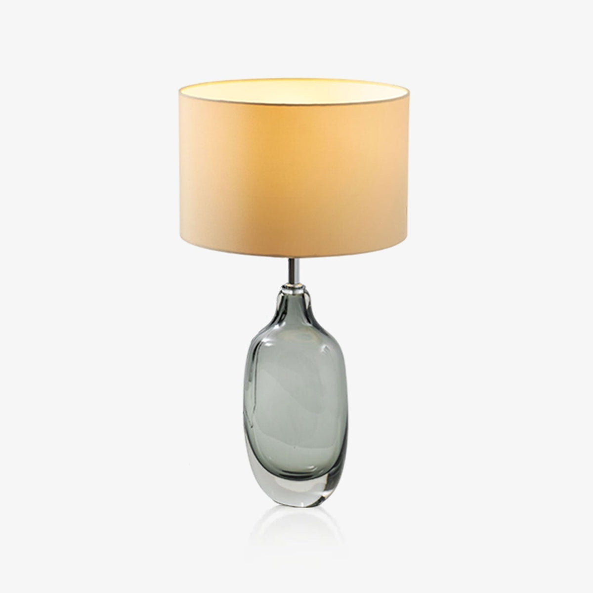 Someray lampada da tavolo in cristallo Soffiato Smoky