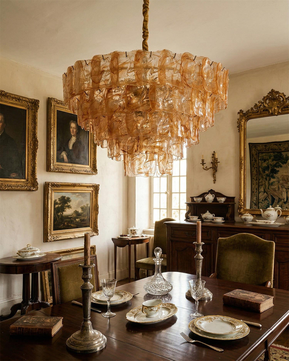 Reninine lampadario a Livelli