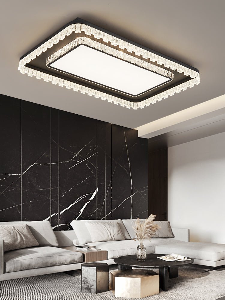Nythee lampada da soffitto moderna minimalista in cristallo