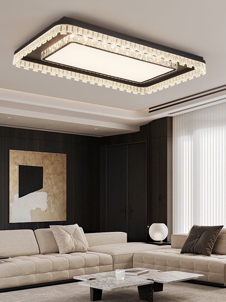 Nythee lampada da soffitto moderna minimalista in cristallo