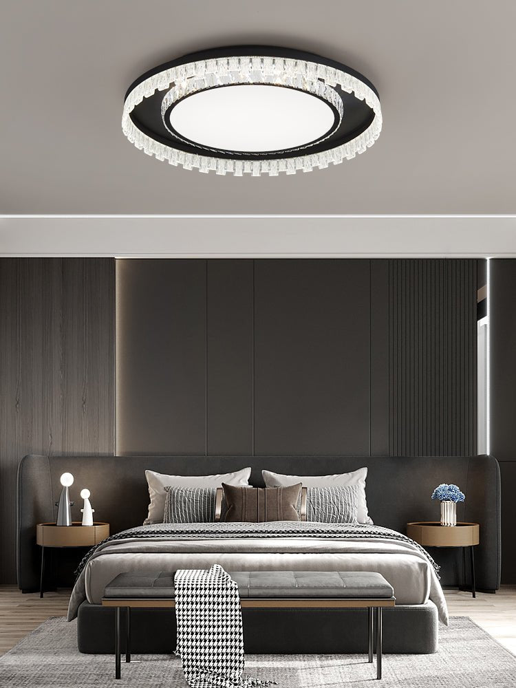 Nythee lampada da soffitto moderna minimalista in cristallo