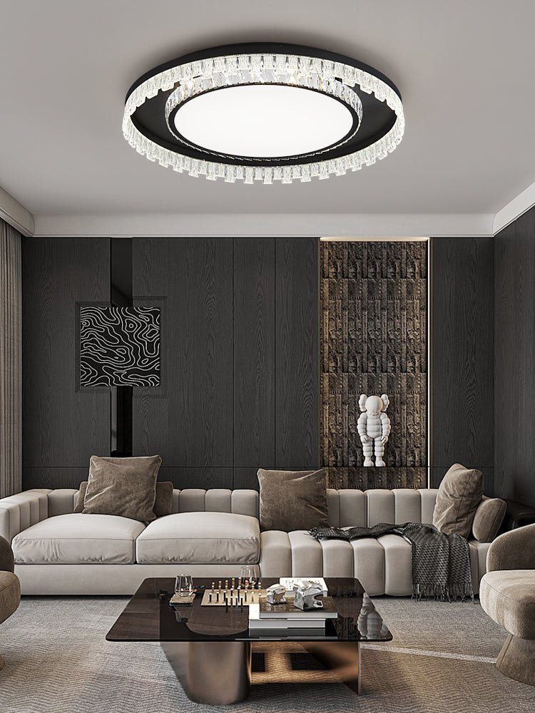 Nythee lampada da soffitto moderna minimalista in cristallo