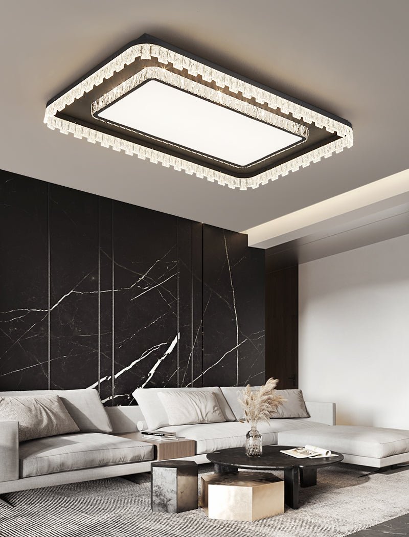 Nythee lampada da soffitto moderna minimalista in cristallo