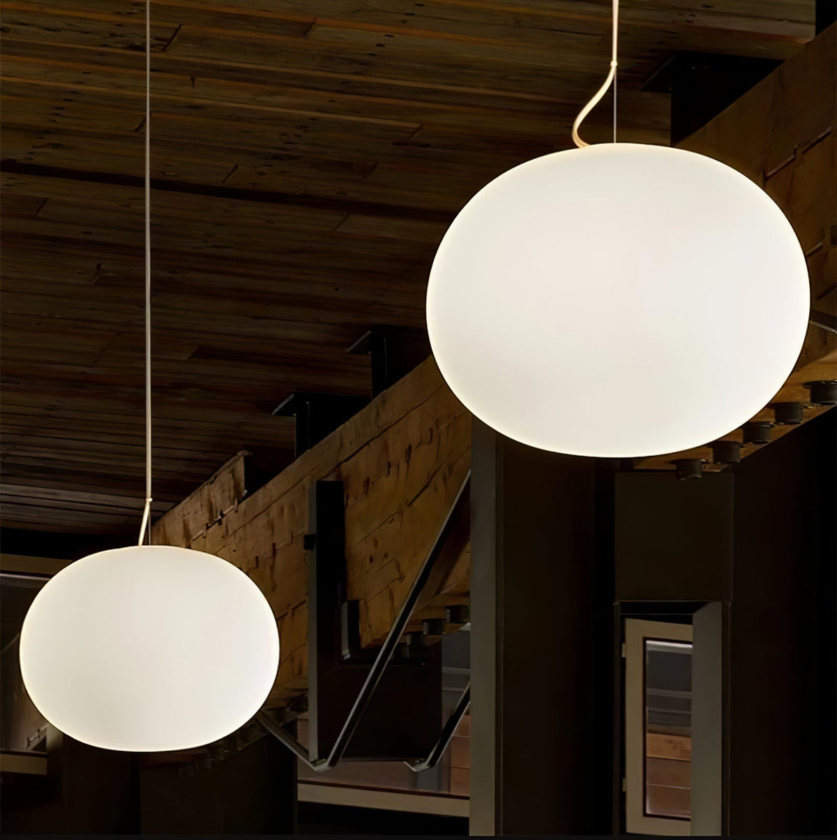 Gysta lampada a sospensione in vetro contemporanea