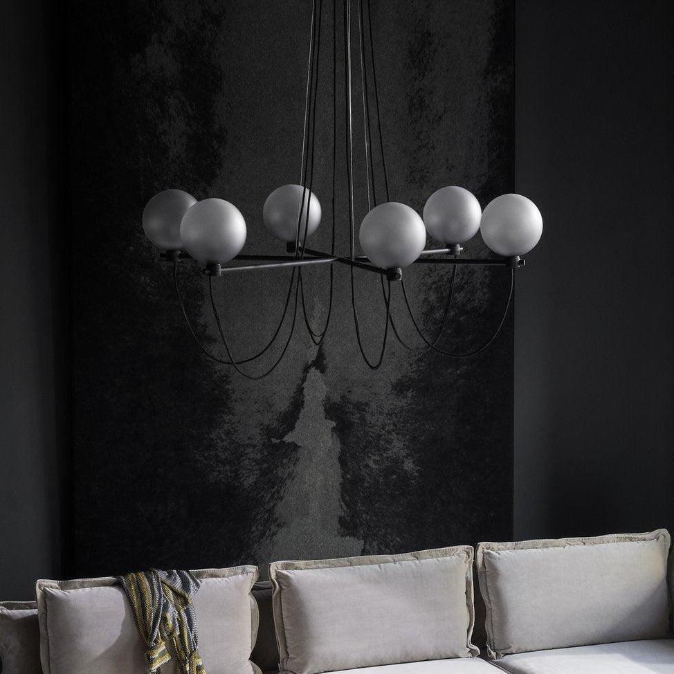Valentina Moderno Nordichi Vetro Blu Lampadari