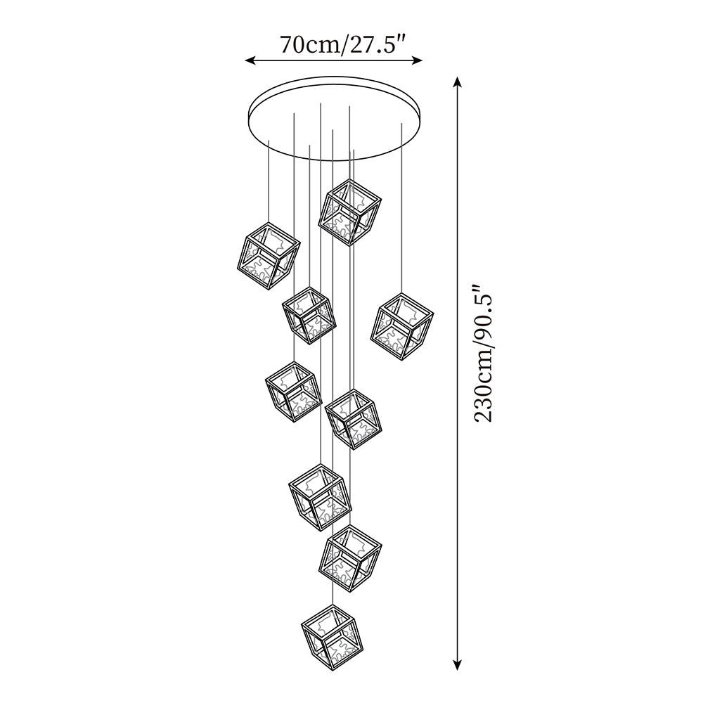 Lattice lampadario