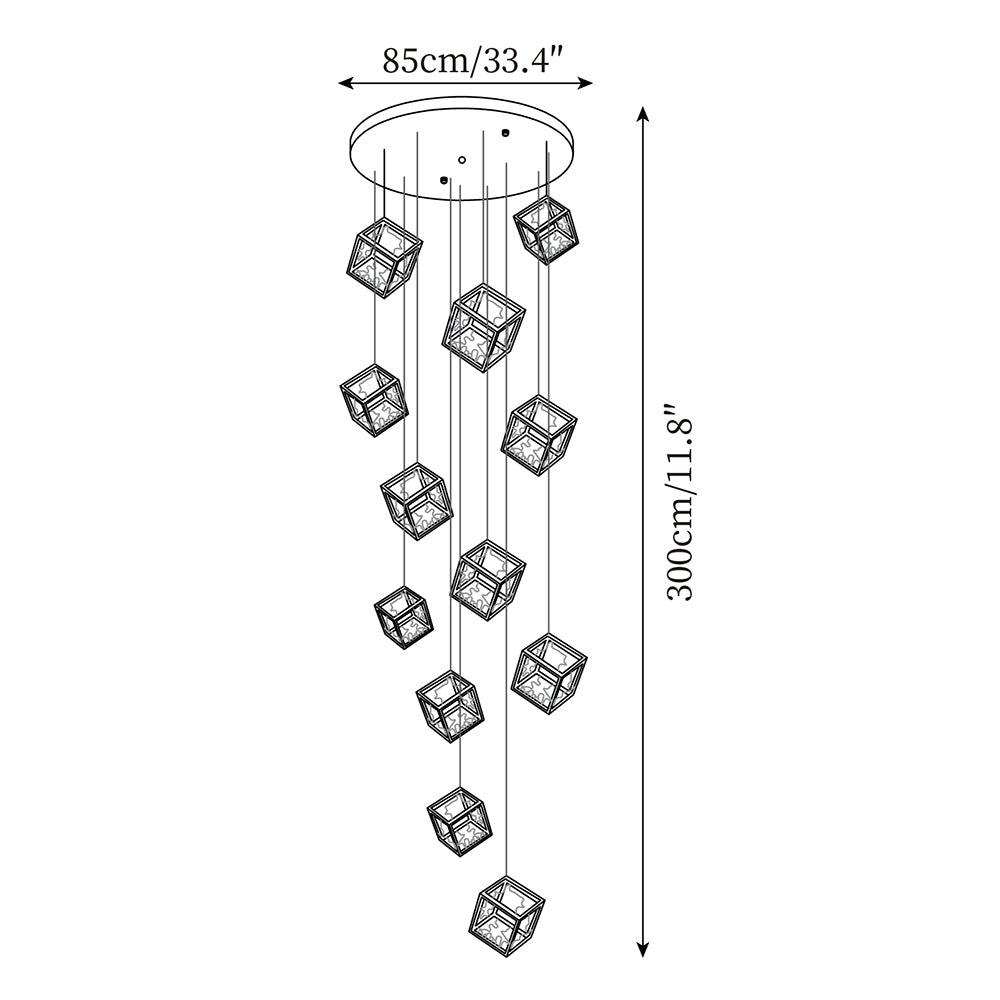 Lattice lampadario