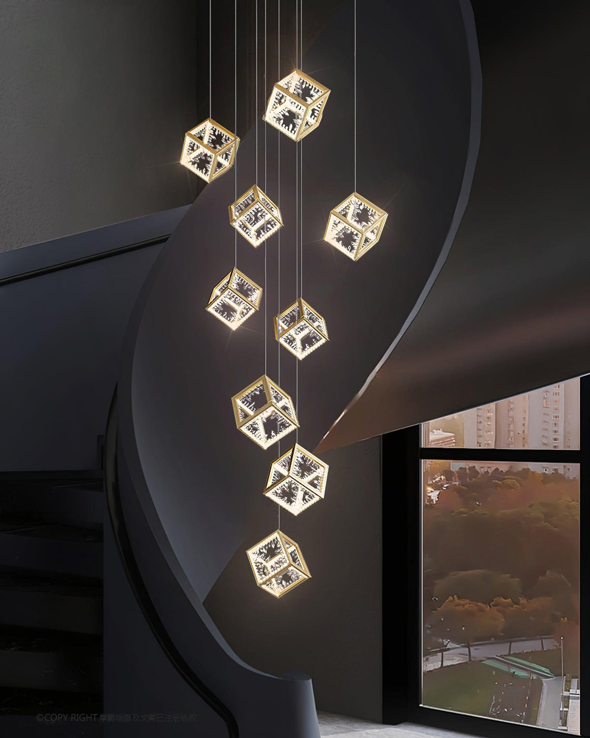 Lattice lampadario