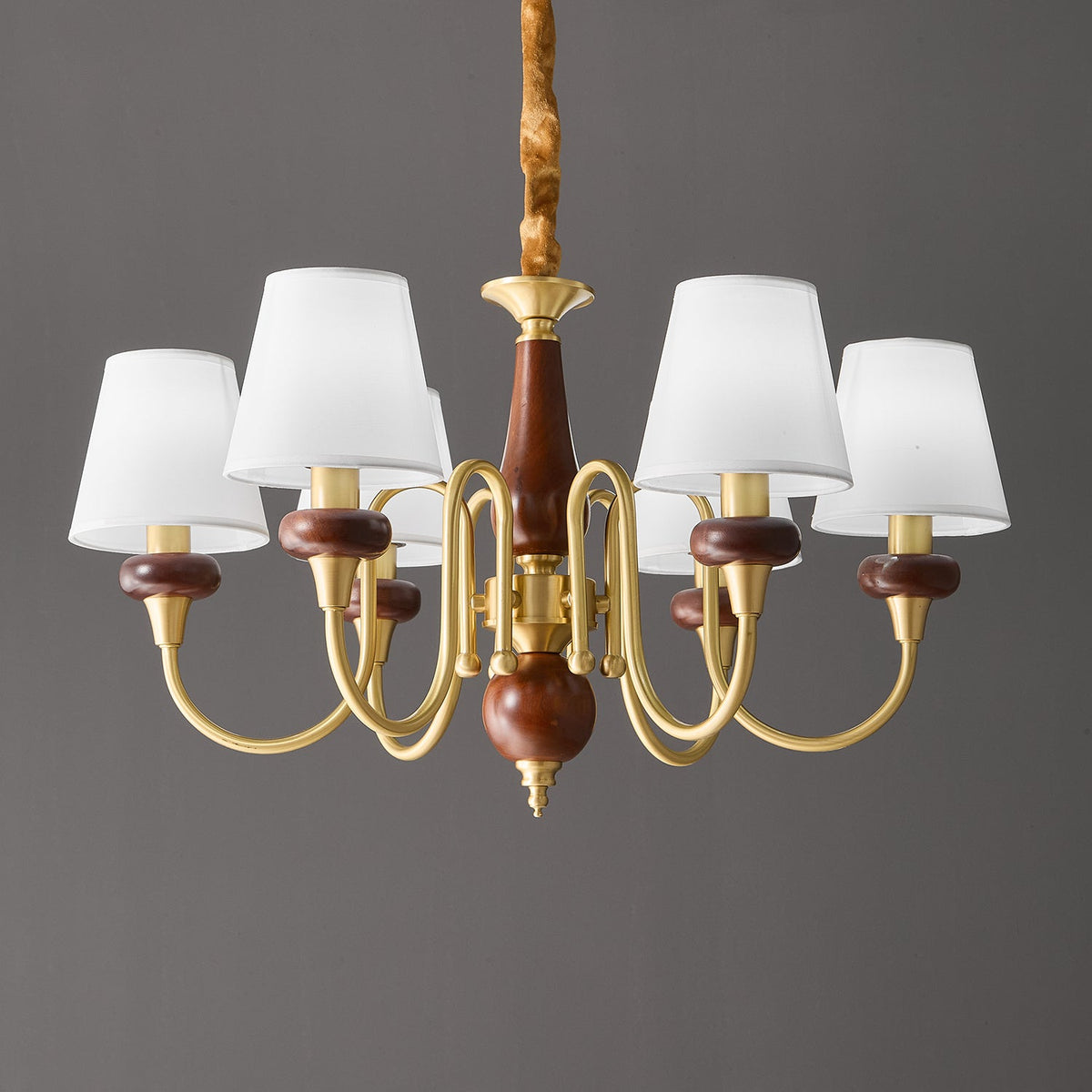 Zovena Classic Elegance vintage Fabbricato in legno lampadario