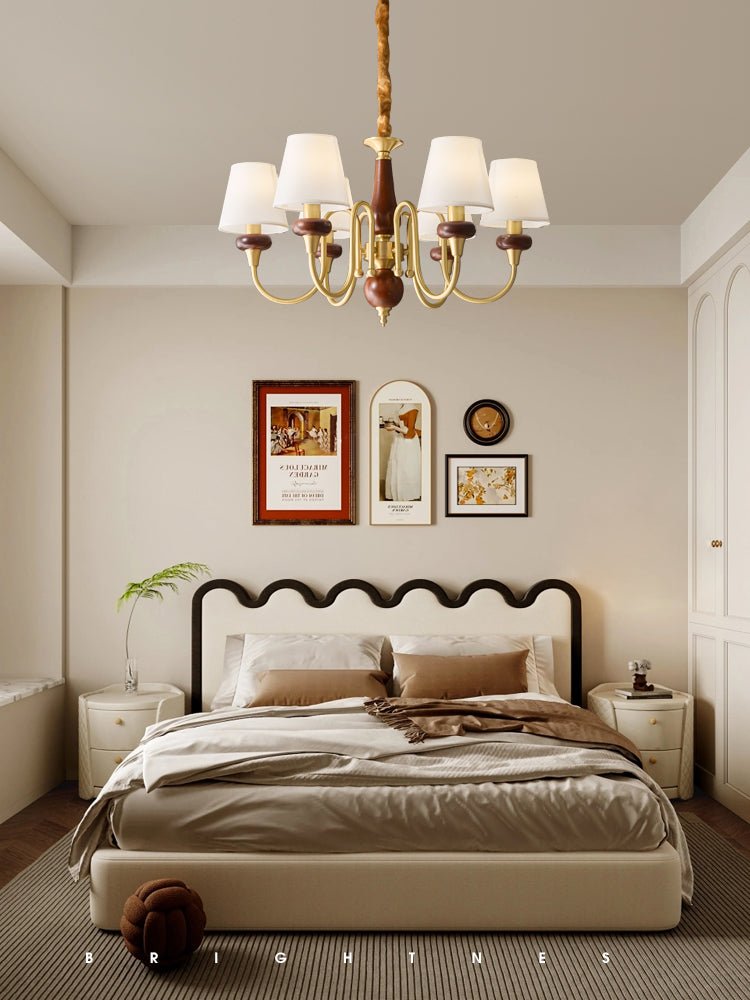 Zovena Classic Elegance vintage Fabbricato in legno lampadario
