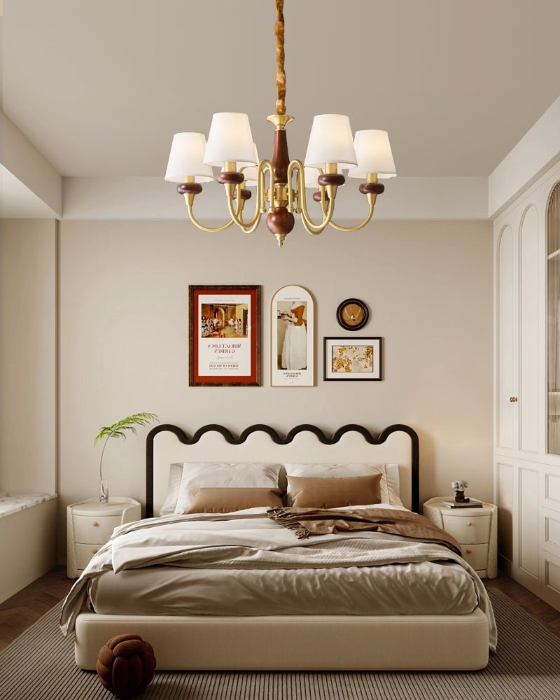 Zovena Classic Elegance vintage Fabbricato in legno lampadario