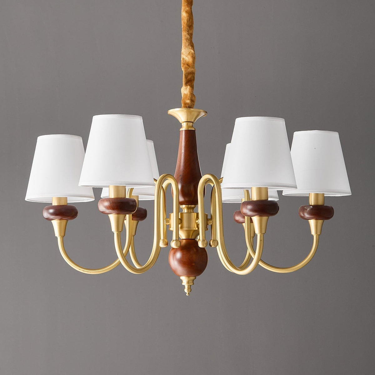 Zovena Classic Elegance vintage Fabbricato in legno lampadario