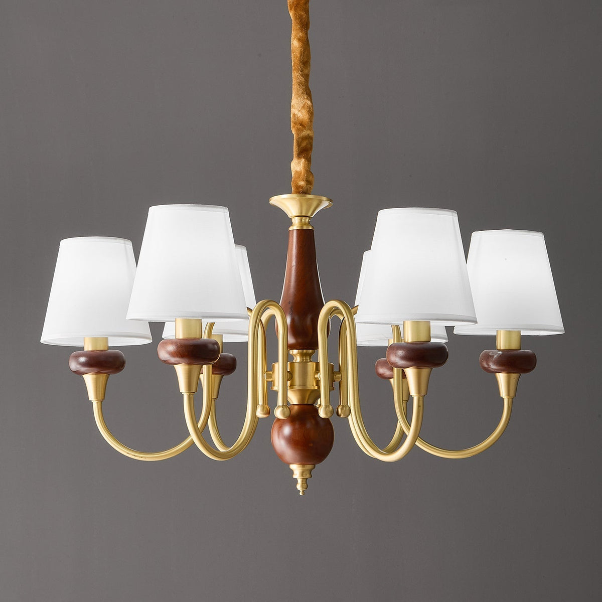 Zovena Classic Elegance vintage Fabbricato in legno lampadario