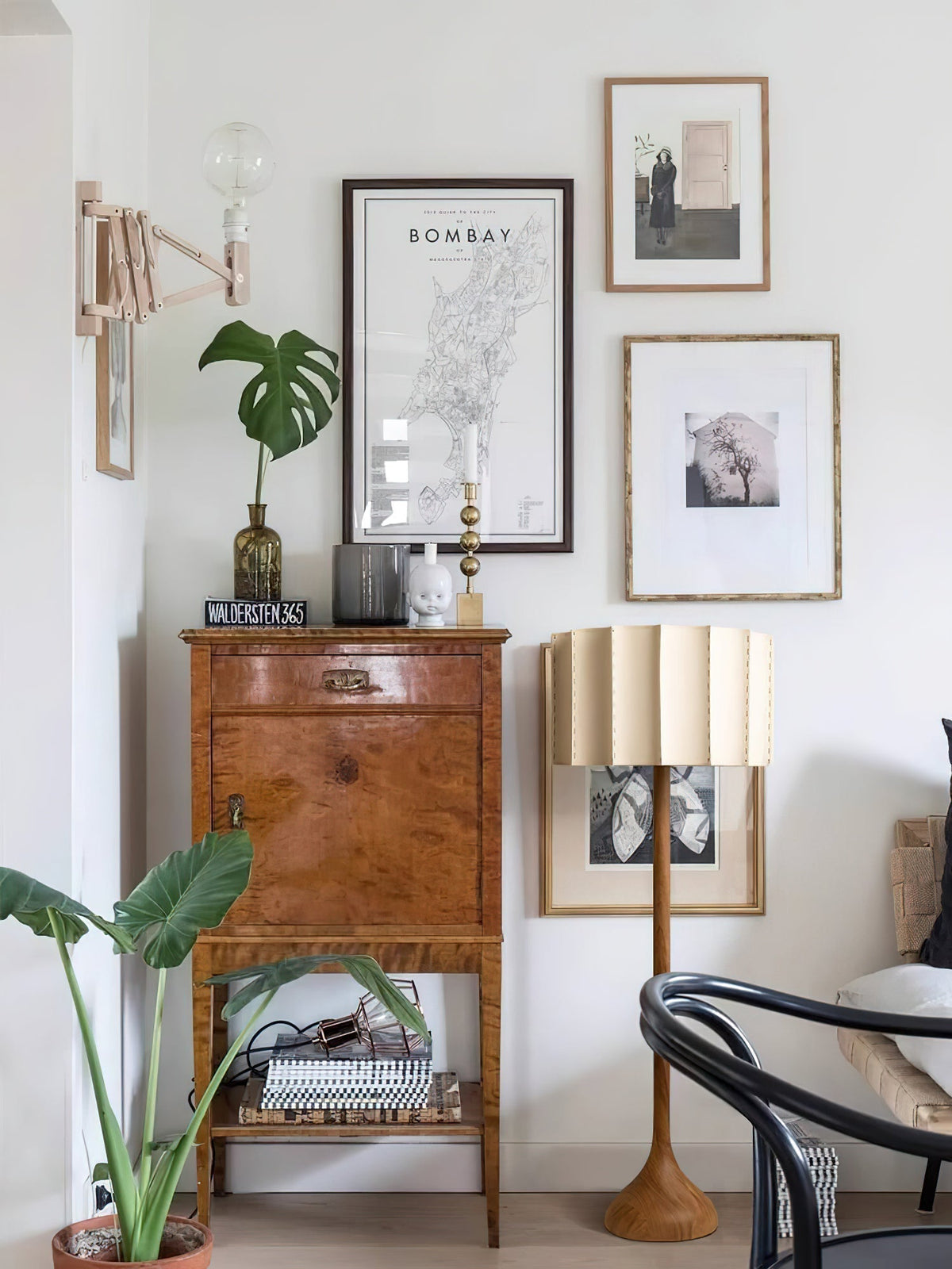 Bexi lampada da terra minimalista in legno