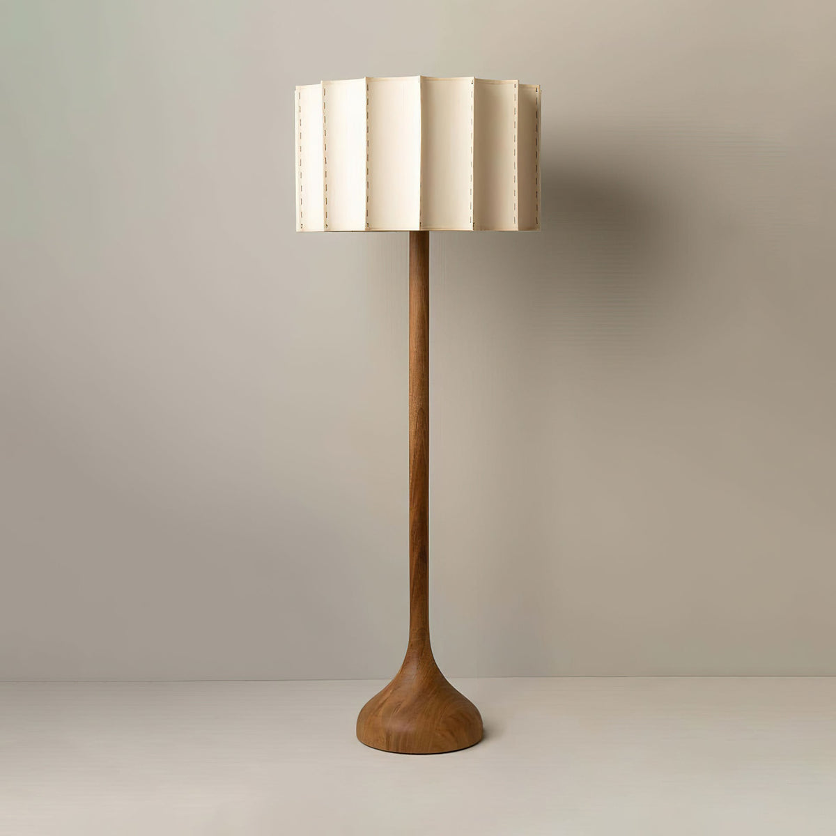 Bexi lampada da terra minimalista in legno