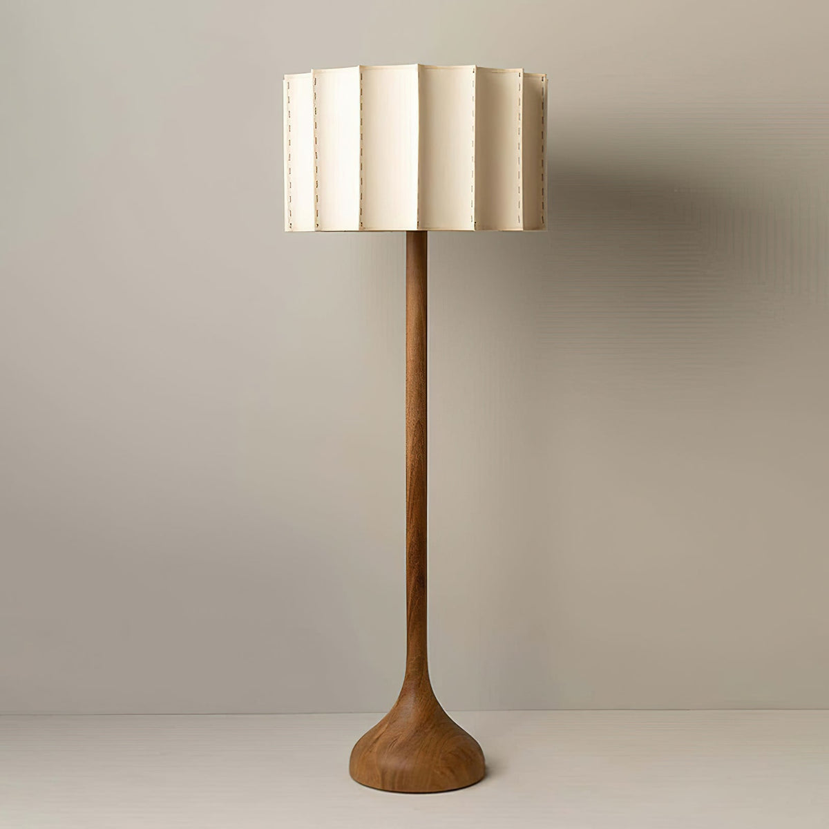 Bexi lampada da terra minimalista in legno