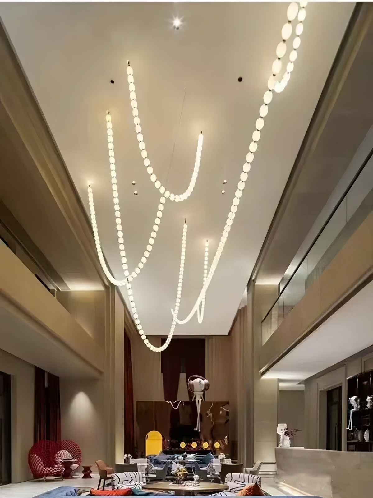Kanell lampadario in ottone Sputnik