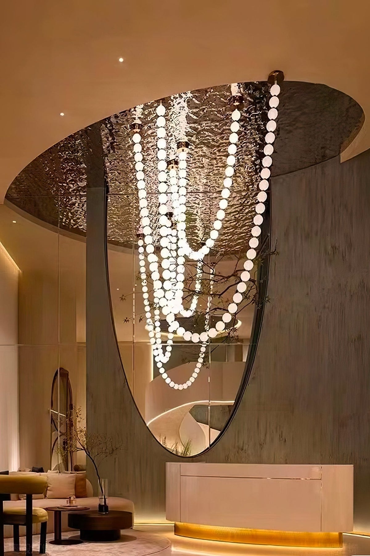 Kanell lampadario in ottone Sputnik