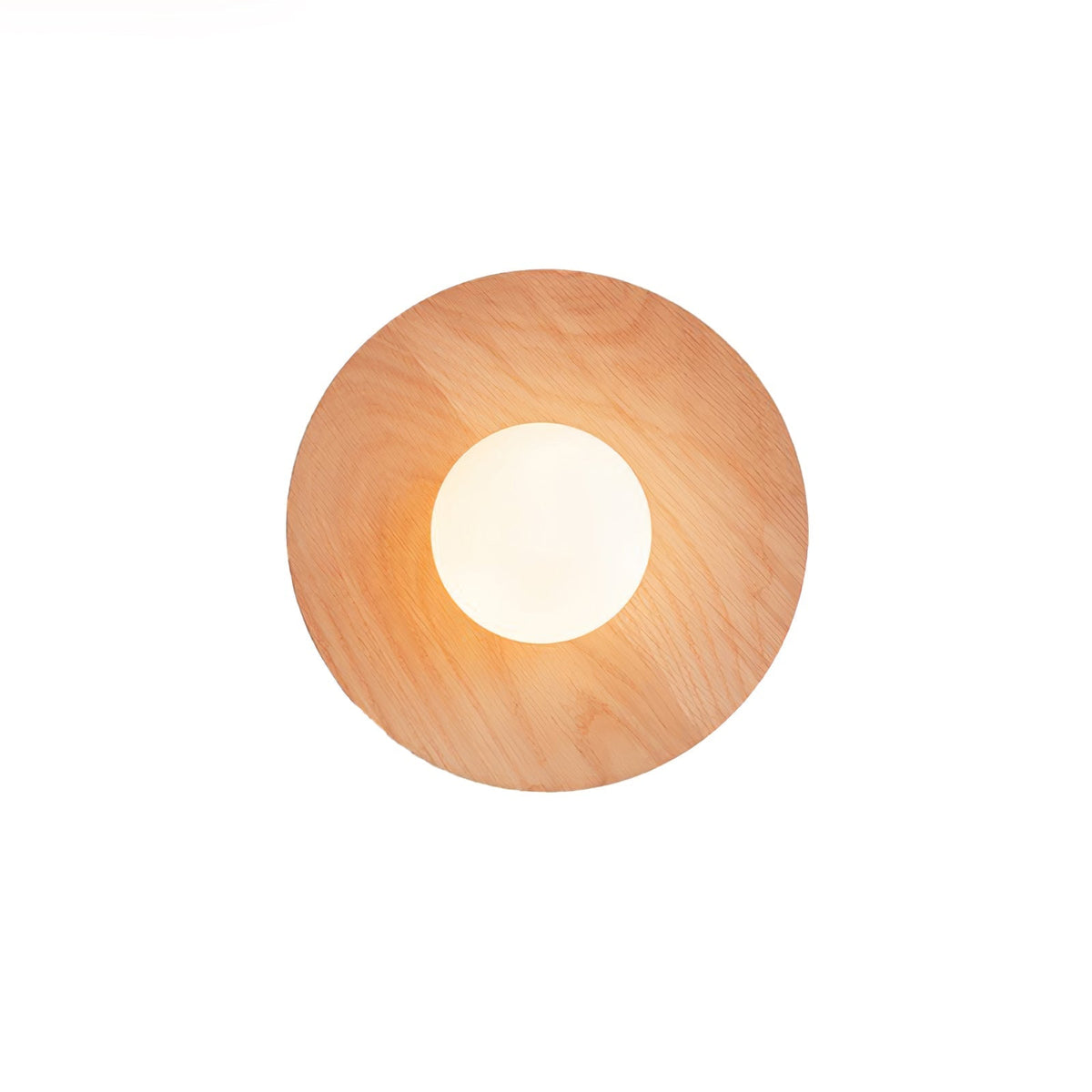 Eloza lampada da parete in legno e vetro moderna minimalista