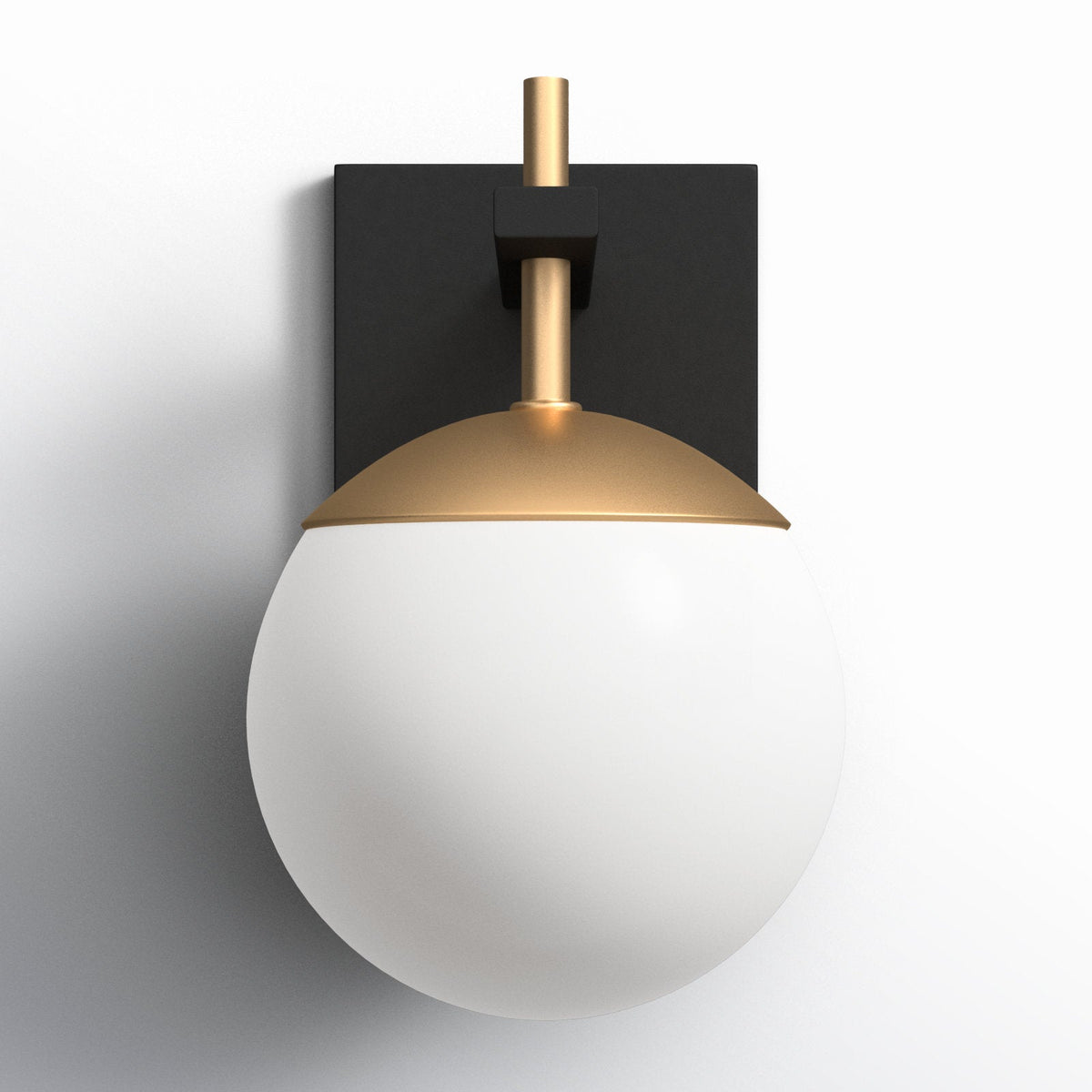 Ealior lampada da parete moderna minimalista in vetro a sfera