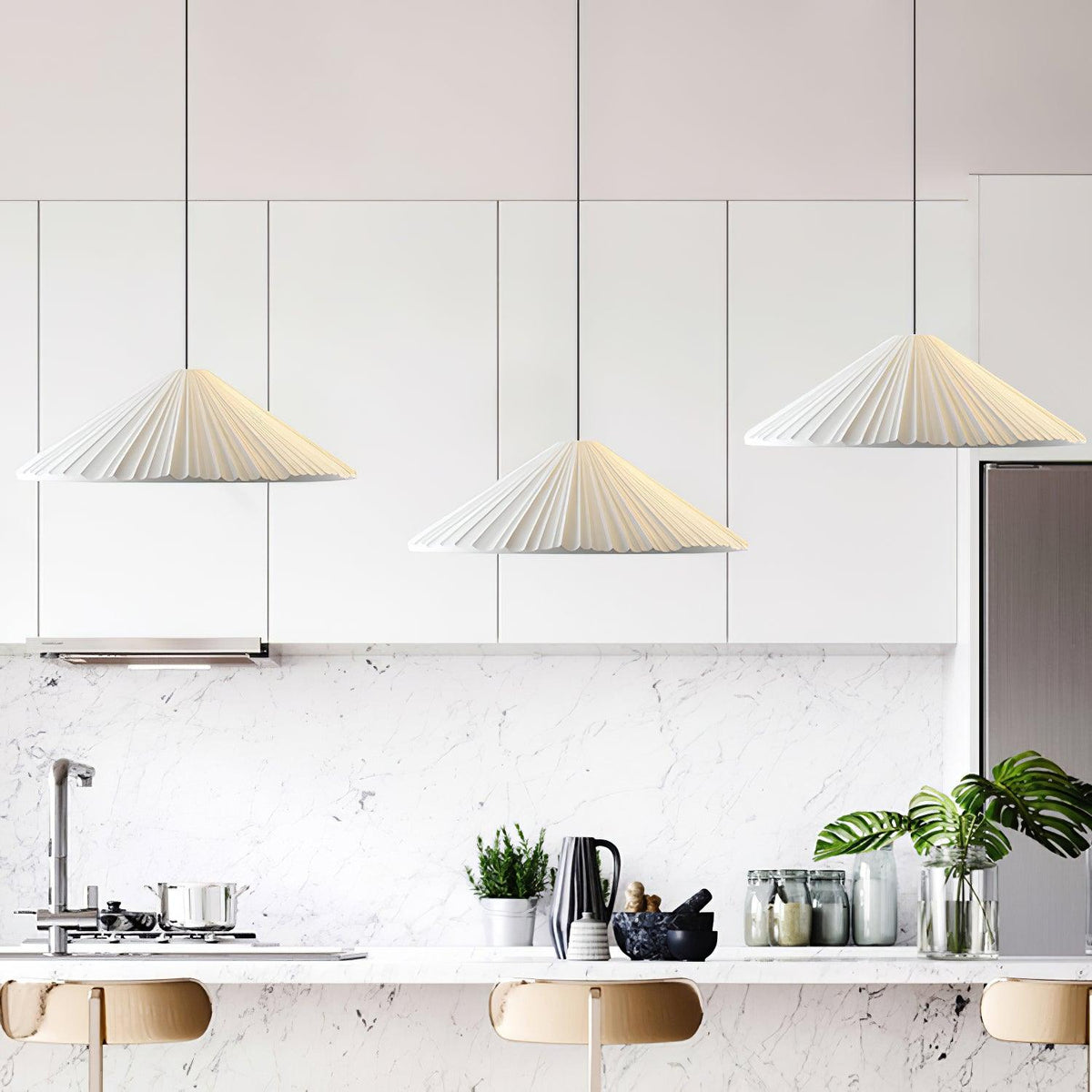 Cone Hat resina lampada a sospensione