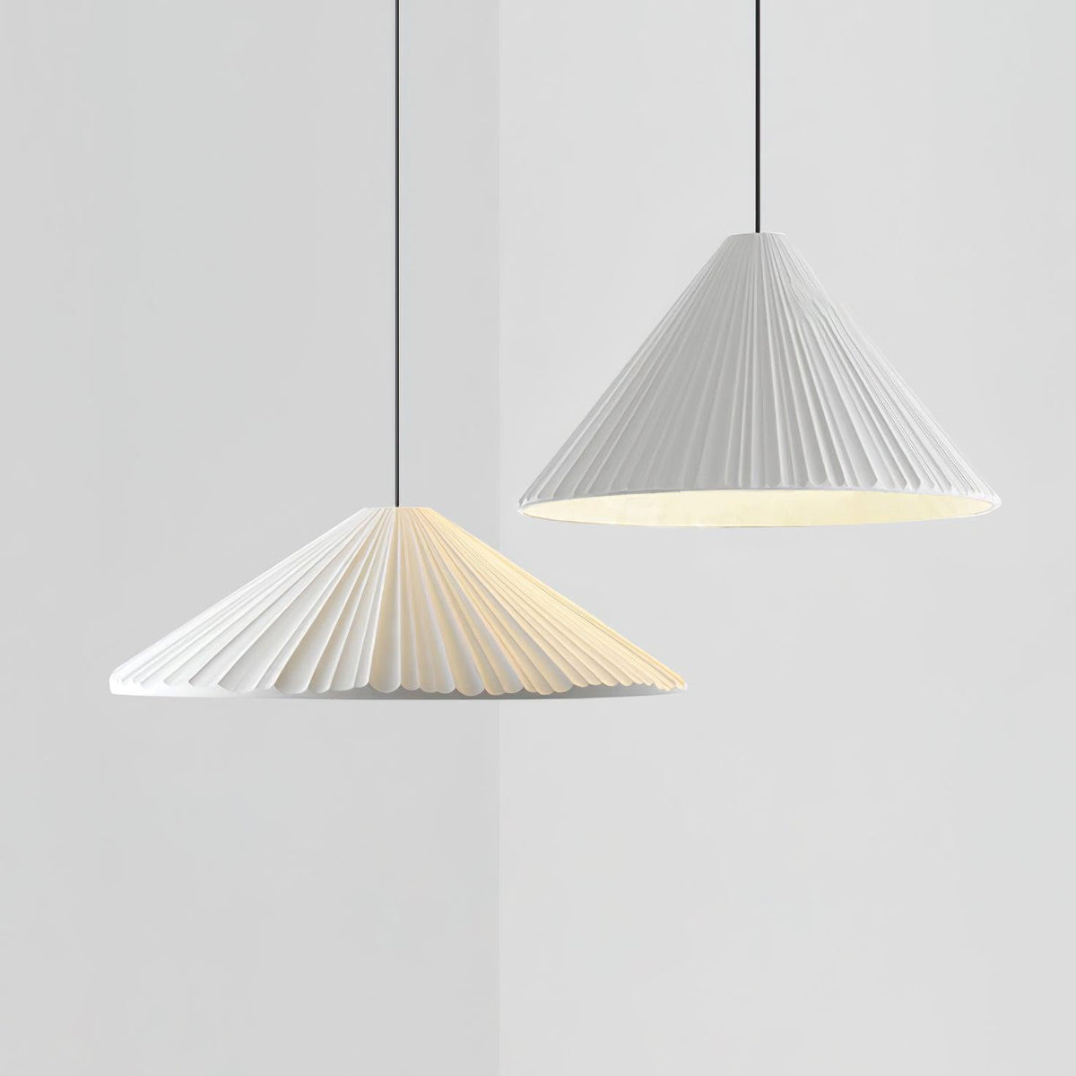 Cone Hat resina lampada a sospensione