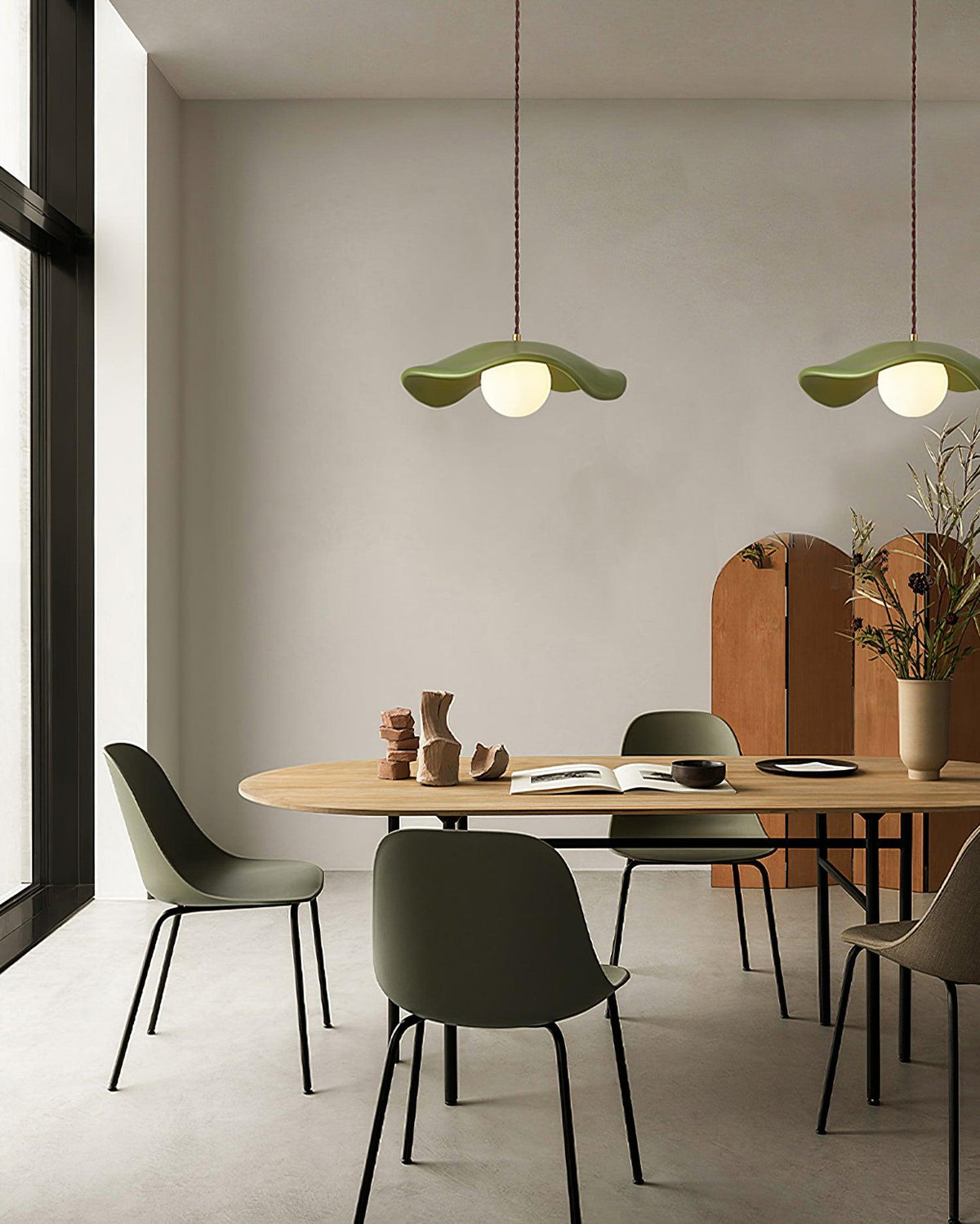 Fluid Organic Hats lampada a sospensione