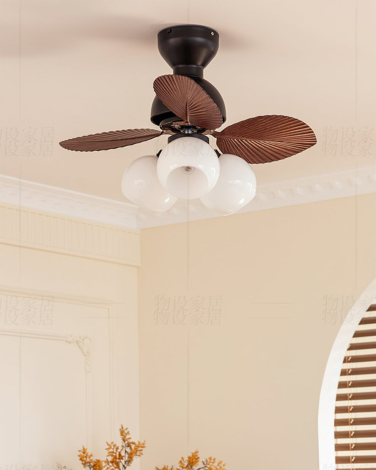 Ambrose ventilatore da soffitto con luce