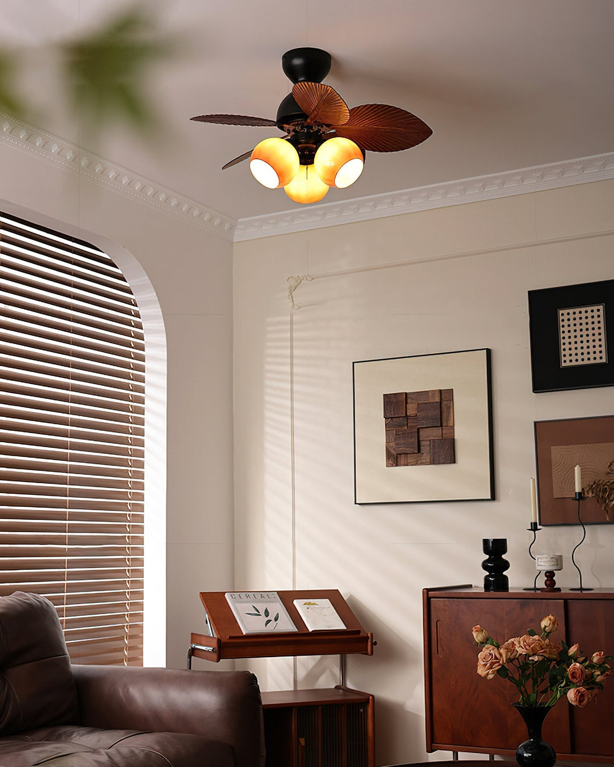 Ambrose ventilatore da soffitto con luce
