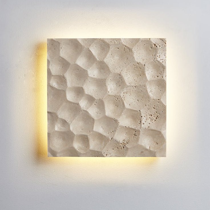 Seleaya applique Hexa Hive Stone Sconce