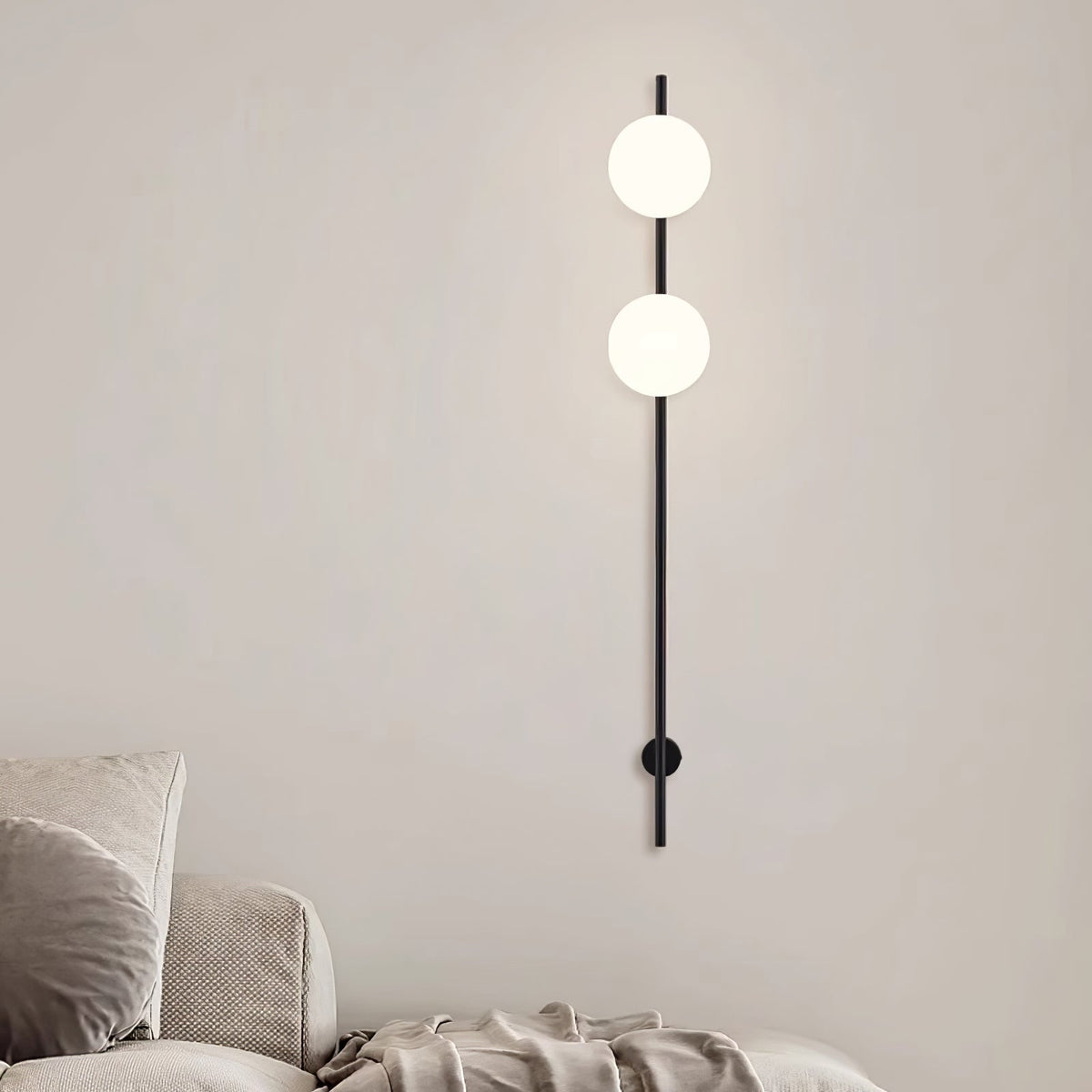 Evshaora lampada da parete in vetro moderno minimalista
