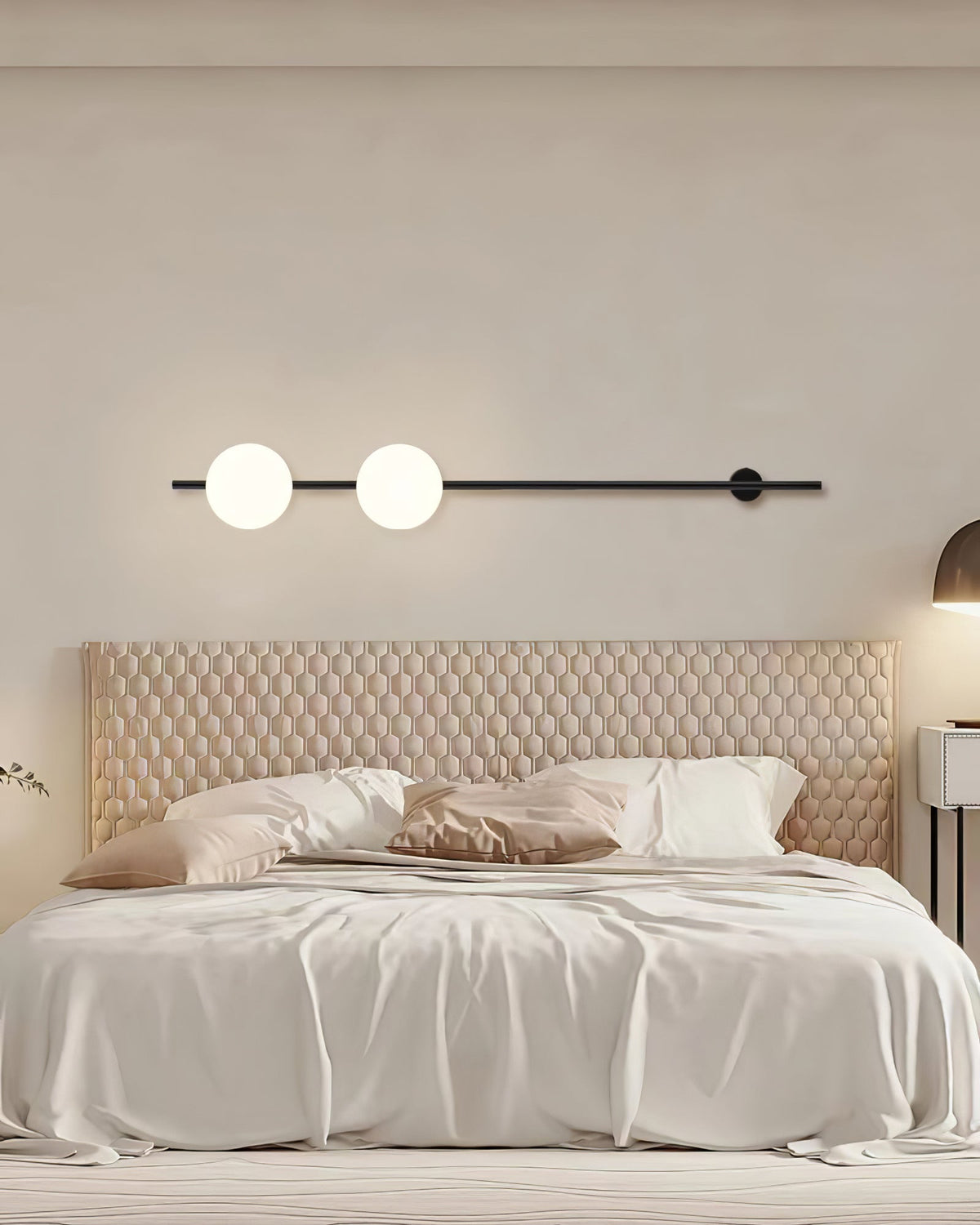 Evshaora lampada da parete in vetro moderno minimalista