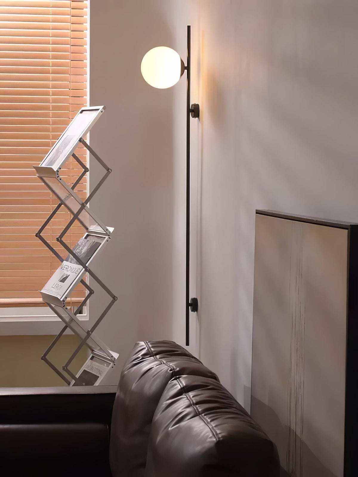 Evshaora lampada da parete in vetro moderno minimalista