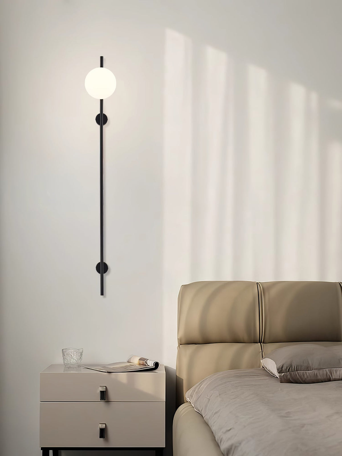 Evshaora lampada da parete in vetro moderno minimalista