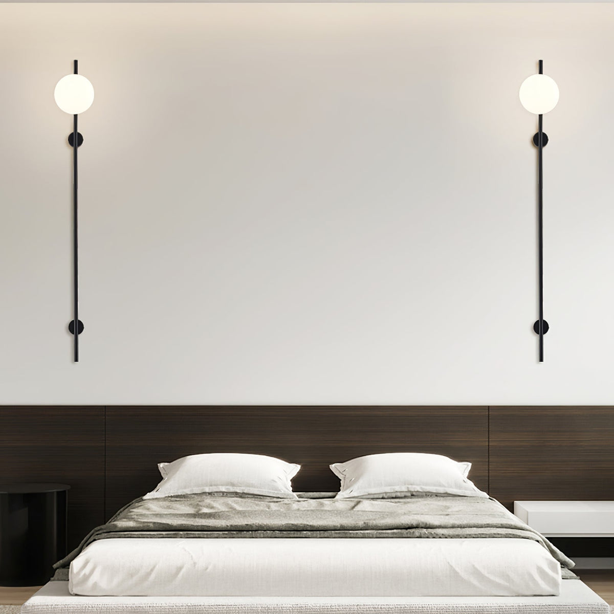Evshaora lampada da parete in vetro moderno minimalista